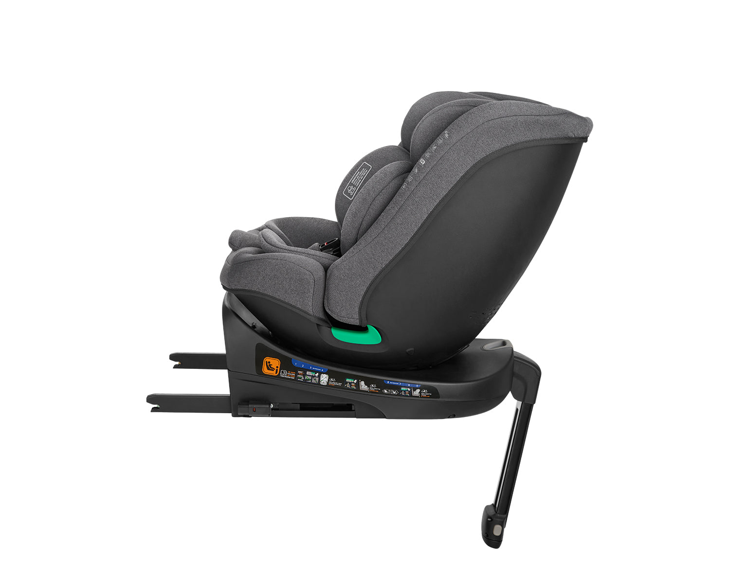Стол за кола 40-150 см i-Secure i-SIZE Dark Grey by Kikkaboo
