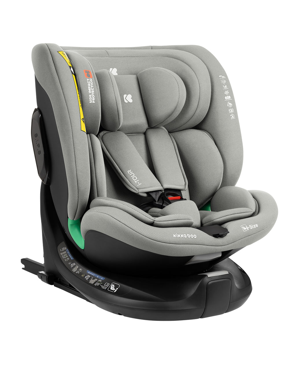 Стол за кола 40-150 см i-Tour i-SIZE Light Grey by Kikkaboo