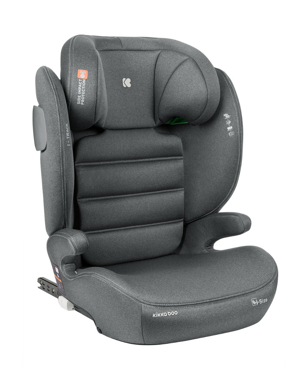 Стол за кола 100-150 см i-Track i-SIZE Dark Grey by Kikkaboo