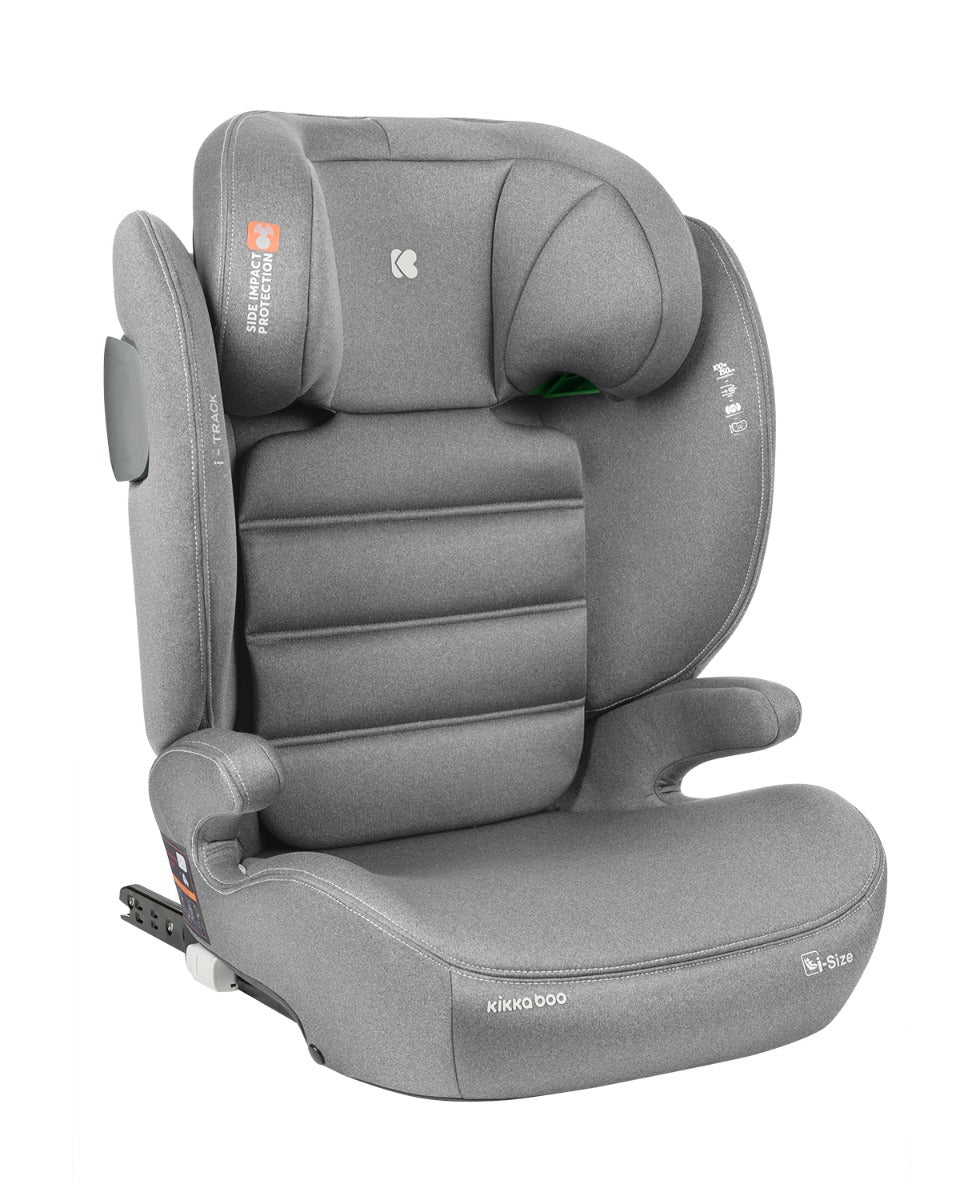 Стол за кола 100-150 см i-Track i-SIZE Light Grey by Kikkaboo