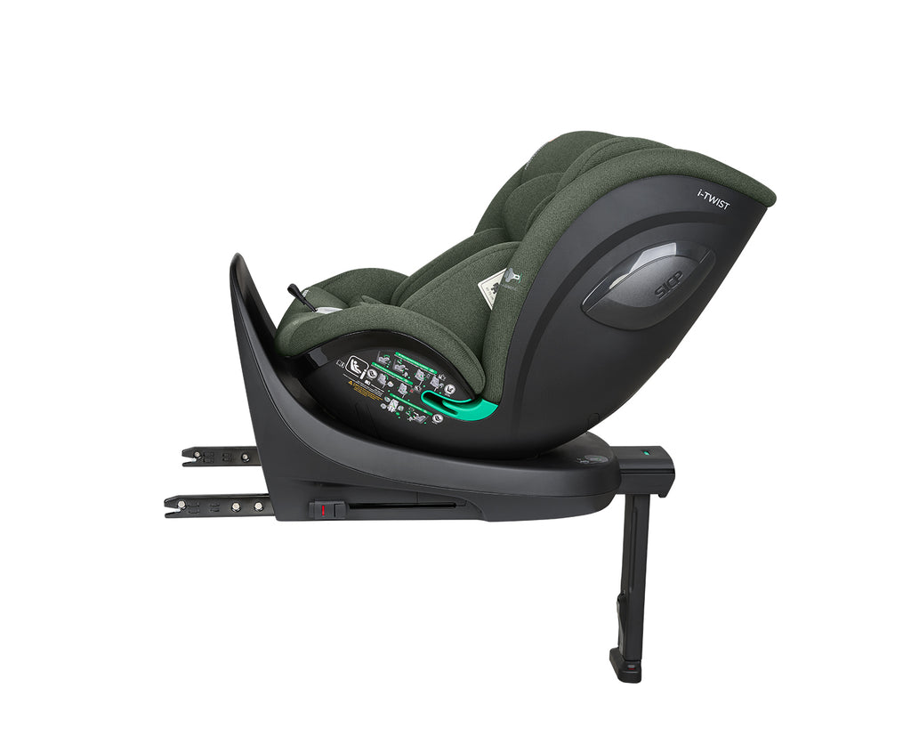 Стол за кола 40-150 см i-Twist i-SIZE Army Green by Kikkaboo