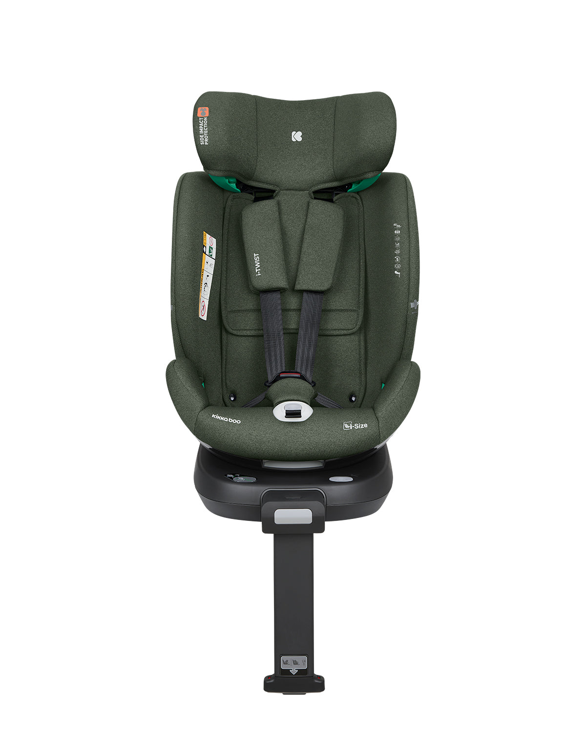 Стол за кола 40-150 см i-Twist i-SIZE Army Green by Kikkaboo