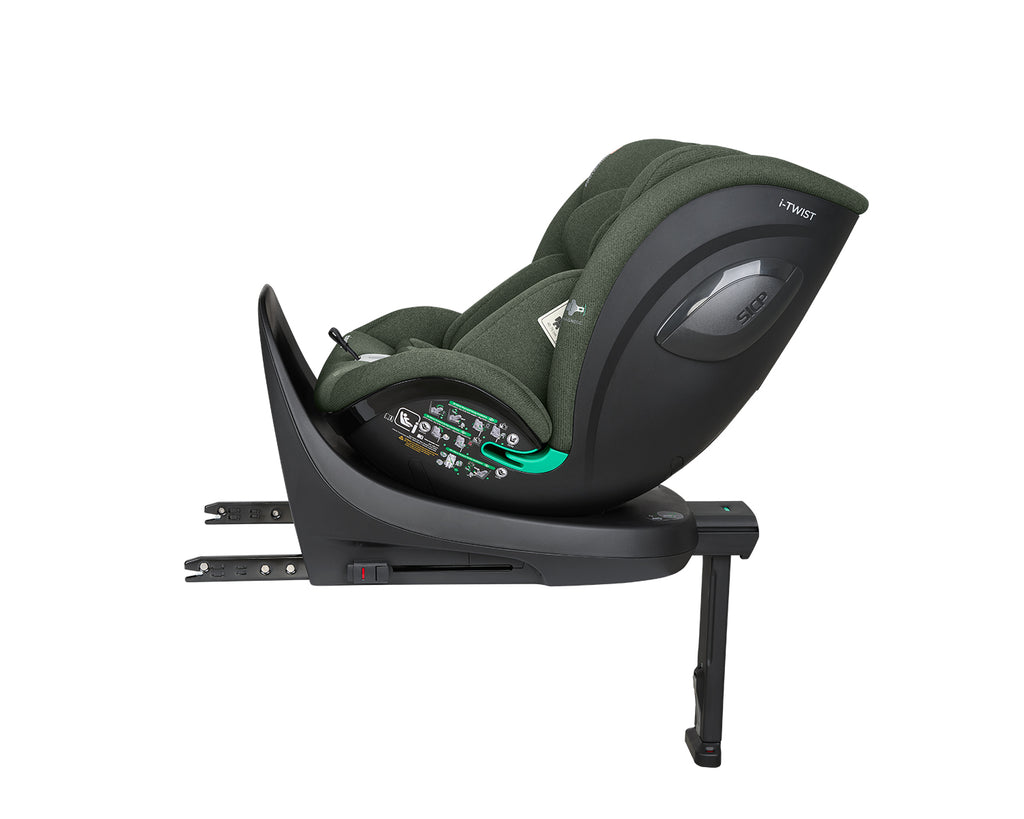 Стол за кола 40-150 см i-Twist i-SIZE Army Green by Kikkaboo