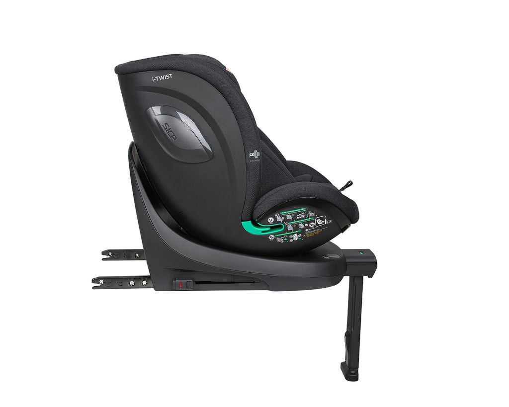 Стол за кола 40-150 см i-Twist i-SIZE Black by Kikkaboo