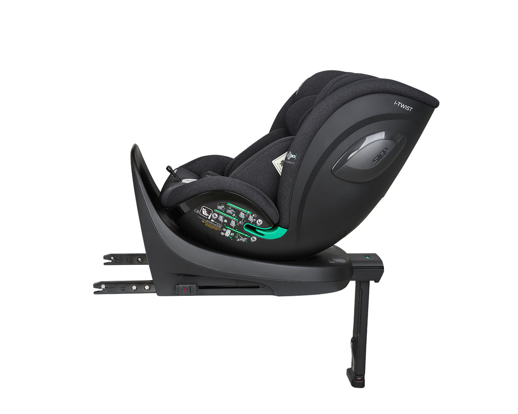 Стол за кола 40-150 см i-Twist i-SIZE Black by Kikkaboo