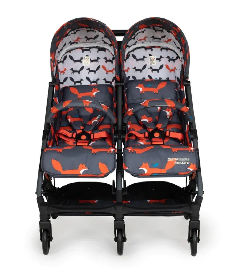 Cosatto CT5359 Woosh Double Charcoal Mr. Fox беб.кол. за близнаци by Cosatto