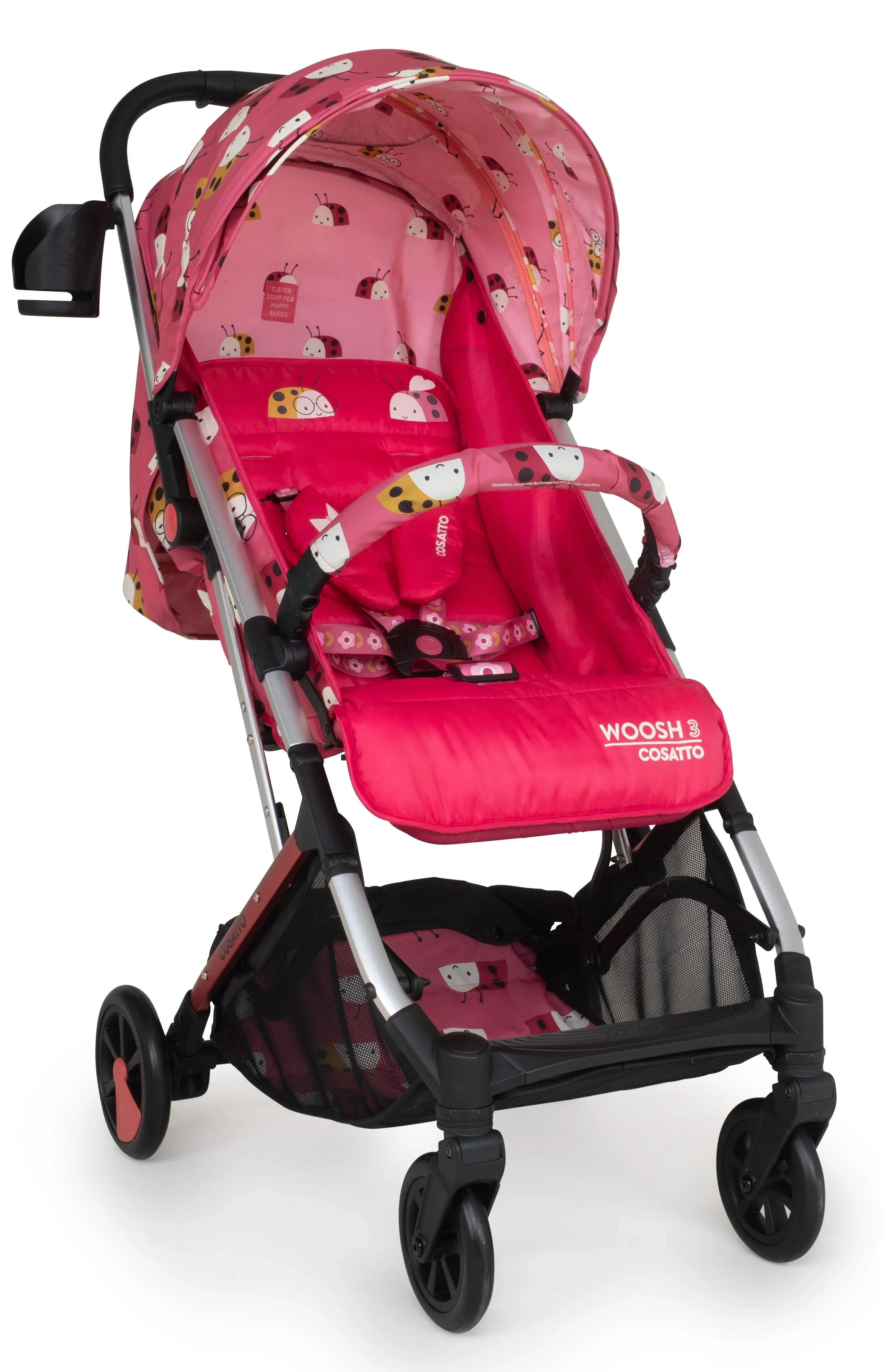 Cosatto CT5053 Woosh 3 Ladybug Ball BB бебешка количка by Cosatto