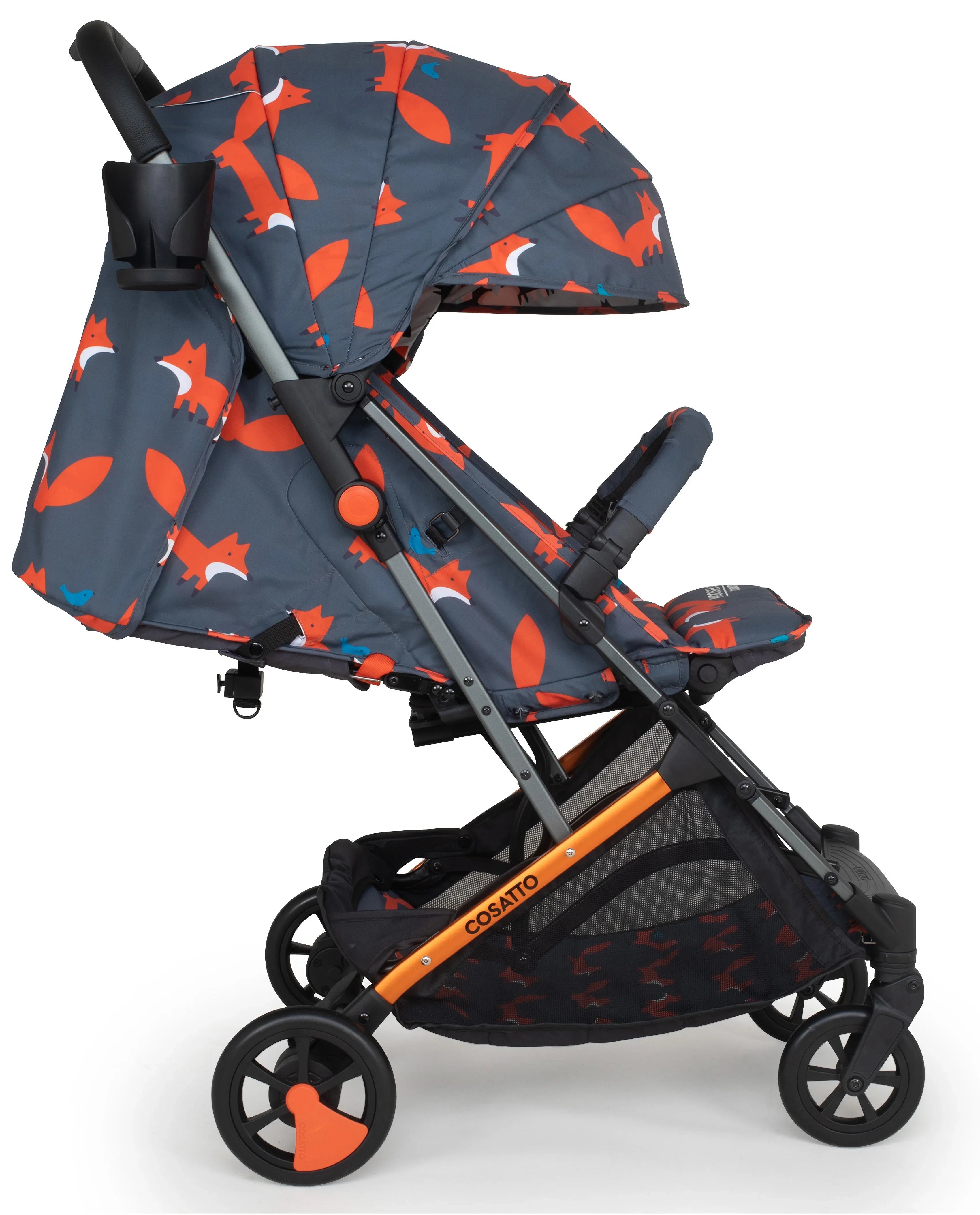Cosatto CT5056 Woosh 3 Charcoal Mister Fox BB бебешка количка by Cosatto