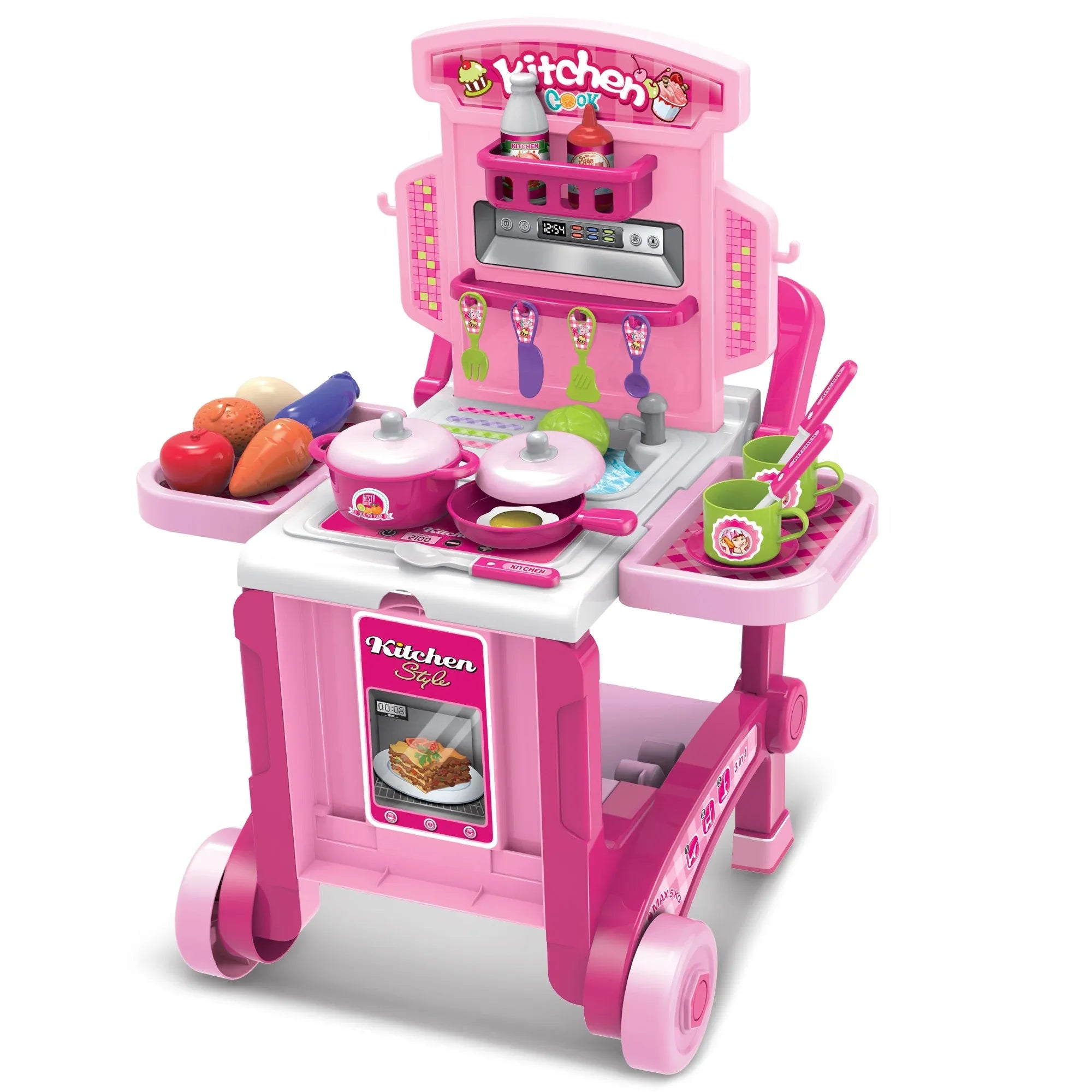 Детска кухня Buba Kitchen little Chef 008-927, Розова by Buba