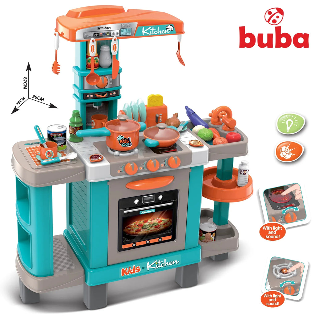 Детска кухня с реакция при докосване Buba 008-938А, Синя by Buba