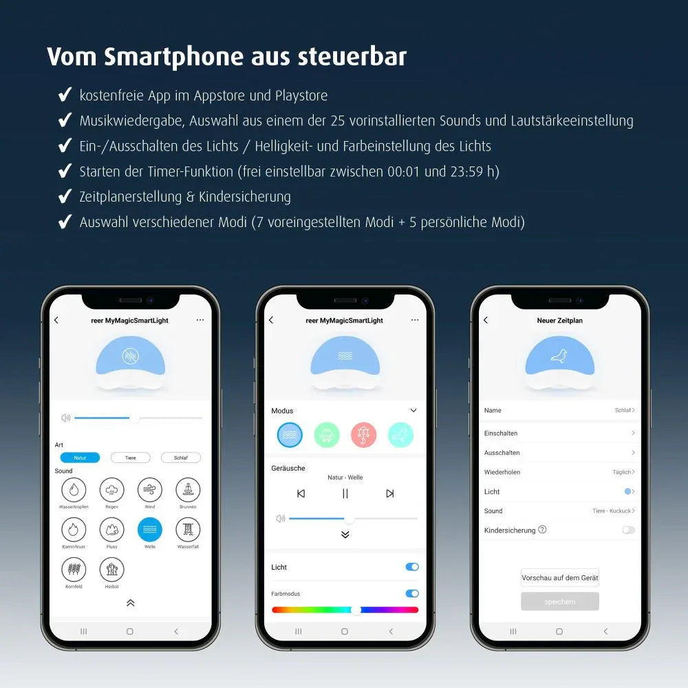 52470 Reer MyMagicSmartLight нощна лампа by Reer