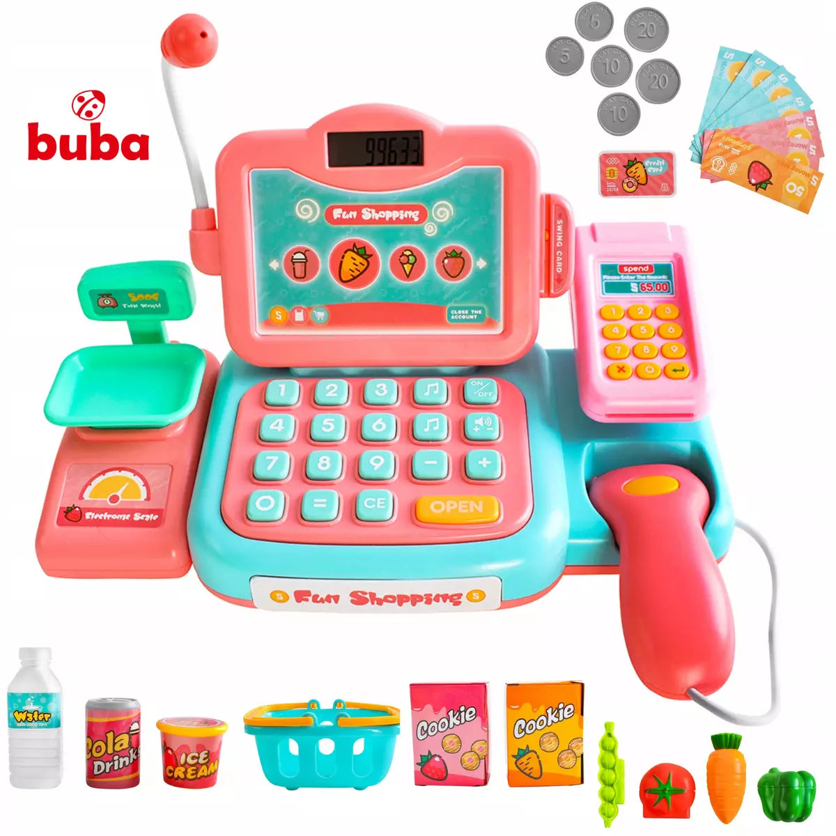 Детски комплект касов апарат Buba 888G by Buba