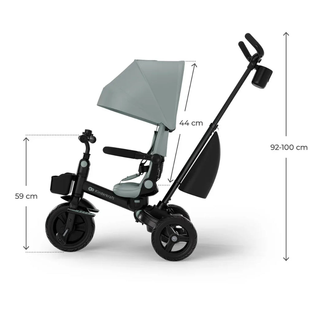 Kinderkraft AVEO 2 Plus триколка GREEN by KinderKraft