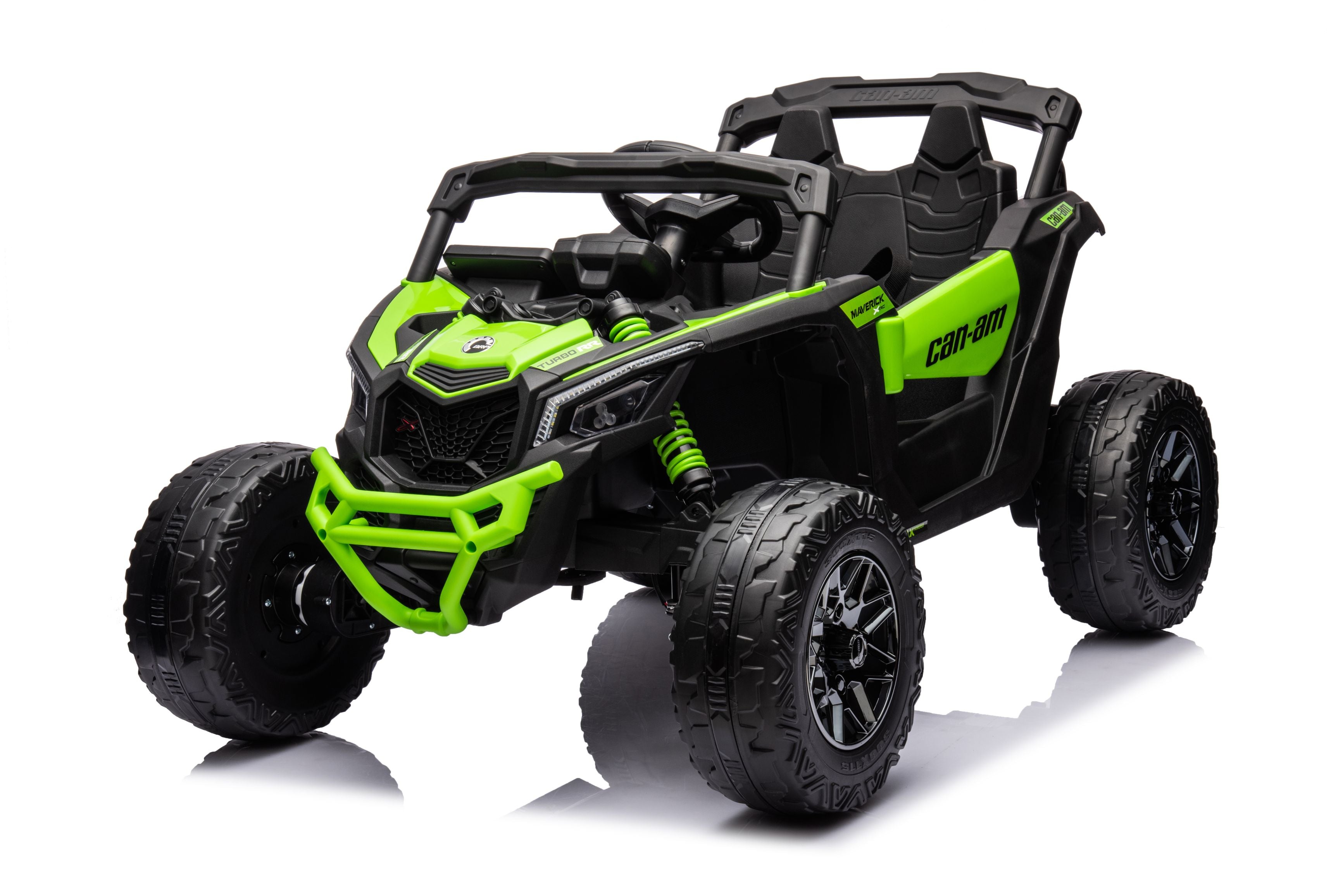 Акумулаторна кола Licensed Can Am Maverick UTV Green by Kikkaboo