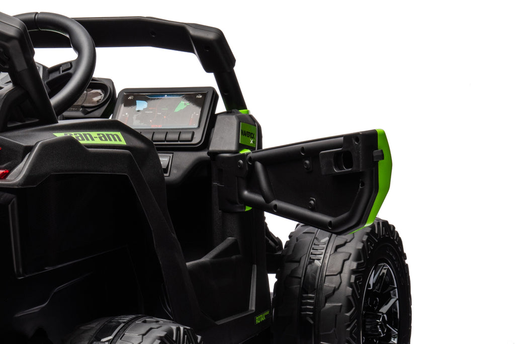 Акумулаторна кола Licensed Can Am Maverick UTV Green by Kikkaboo