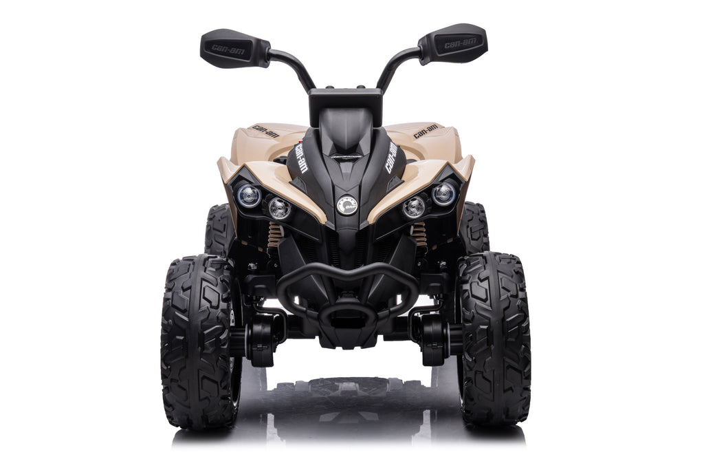 Акумулаторна кола Licensed Can AM Renegade ATV Khaki by Kikkaboo