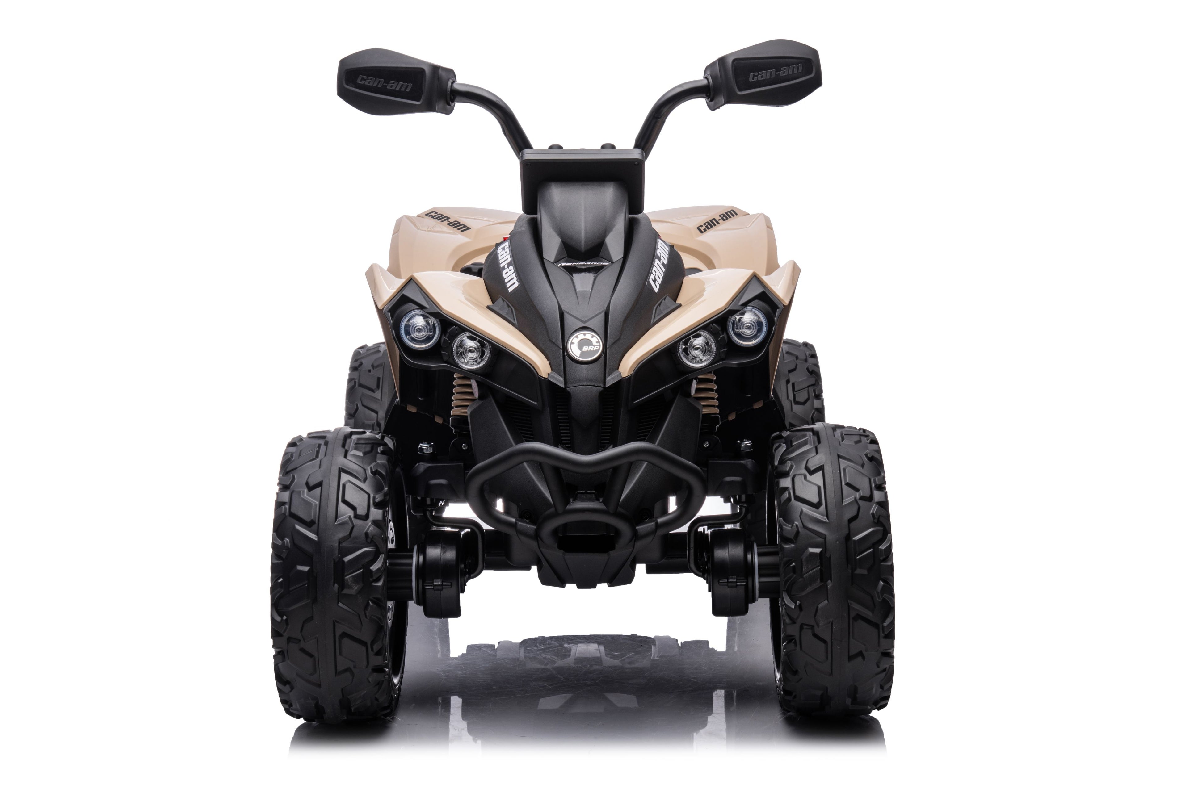 Акумулаторна кола Licensed Can AM Renegade ATV Khaki by Kikkaboo