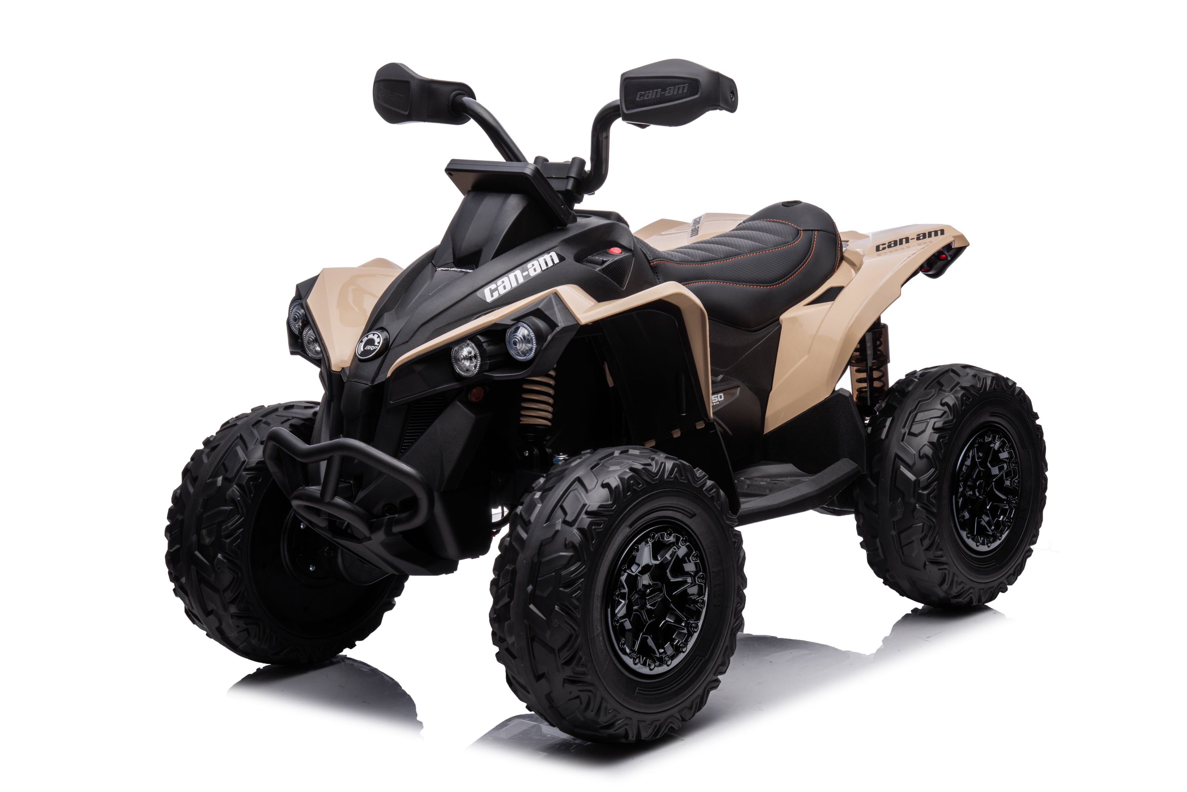 Акумулаторна кола Licensed Can AM Renegade ATV Khaki by Kikkaboo