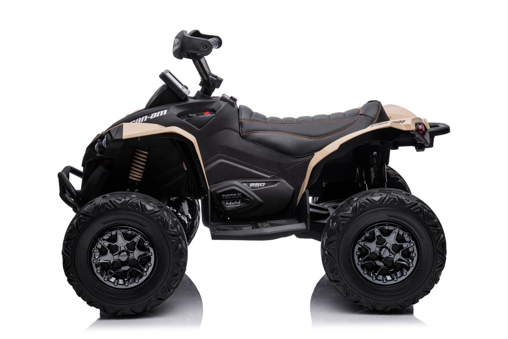 Акумулаторна кола Licensed Can AM Renegade ATV Khaki by Kikkaboo