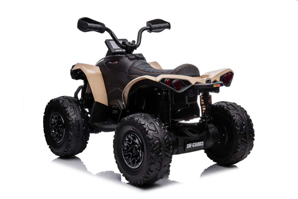 Акумулаторна кола Licensed Can AM Renegade ATV Khaki by Kikkaboo