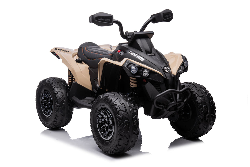 Акумулаторна кола Licensed Can AM Renegade ATV Khaki by Kikkaboo