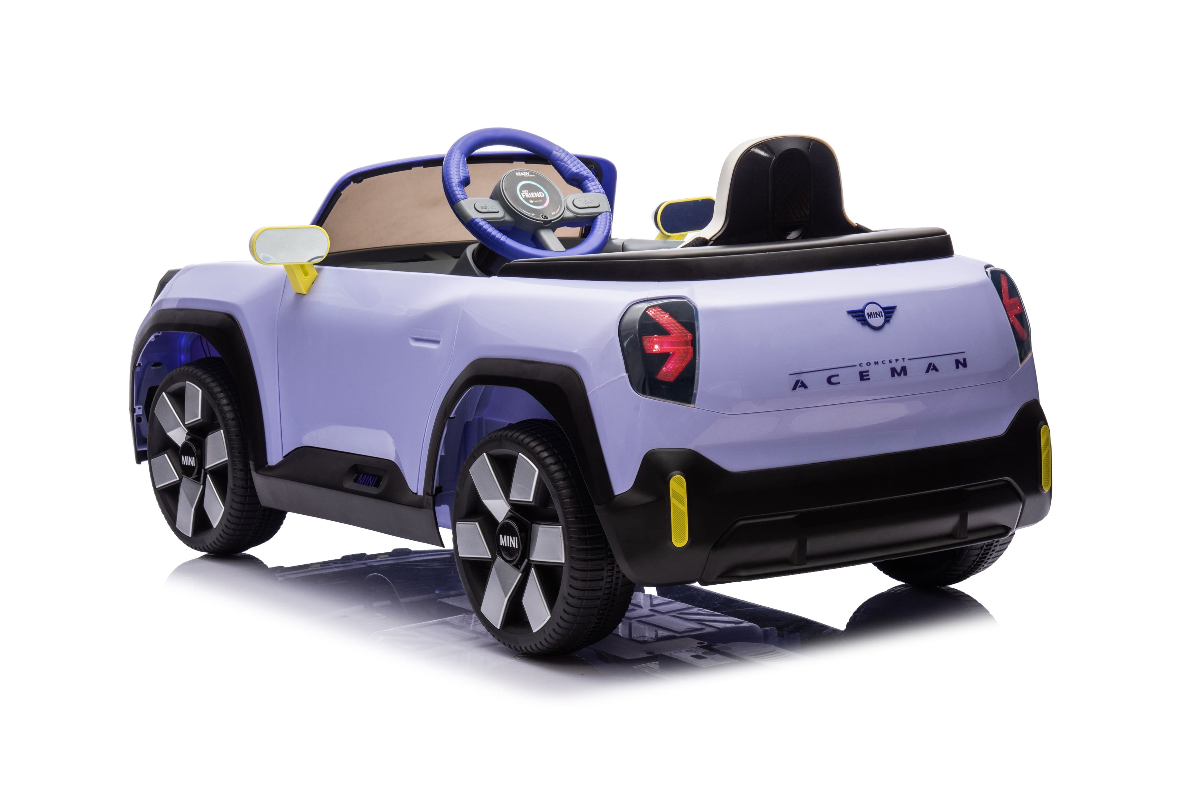 Акумулаторна кола Licensed Mini Cconcept Aceman Purple by Kikkaboo