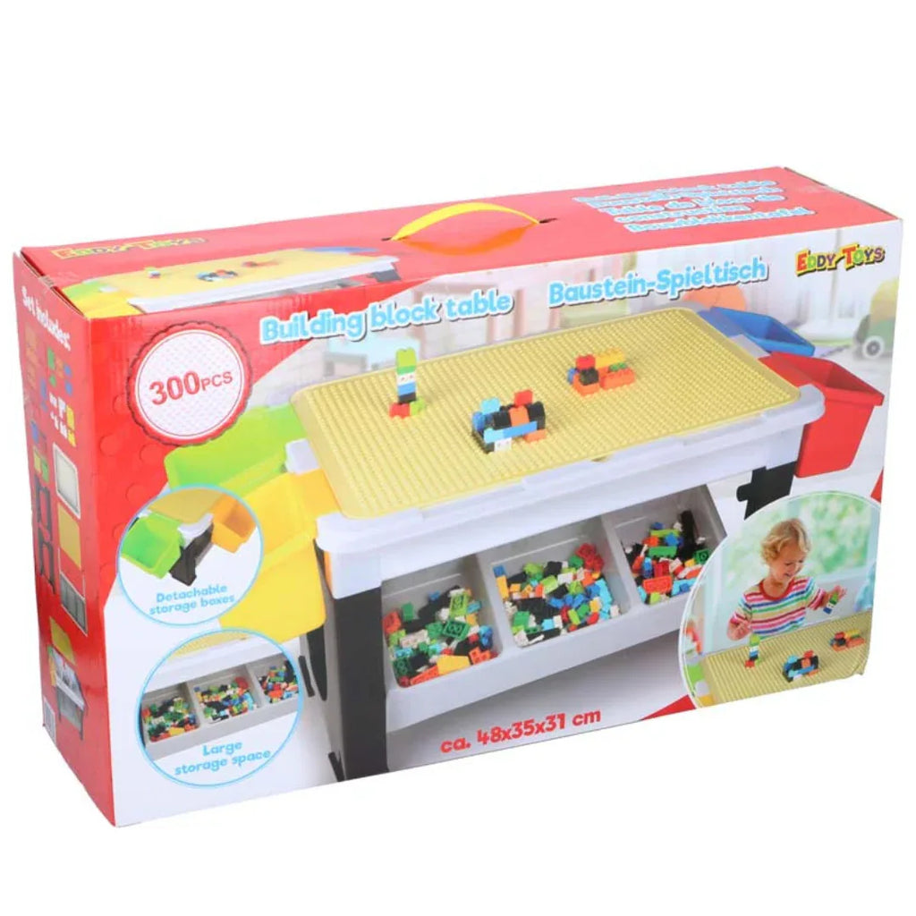 Eddy Toys детска маса с конструктор, 300 части by EDDY TOYS