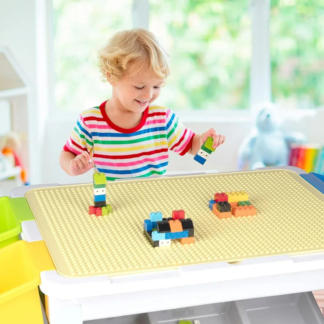 Eddy Toys детска маса с конструктор, 300 части by EDDY TOYS