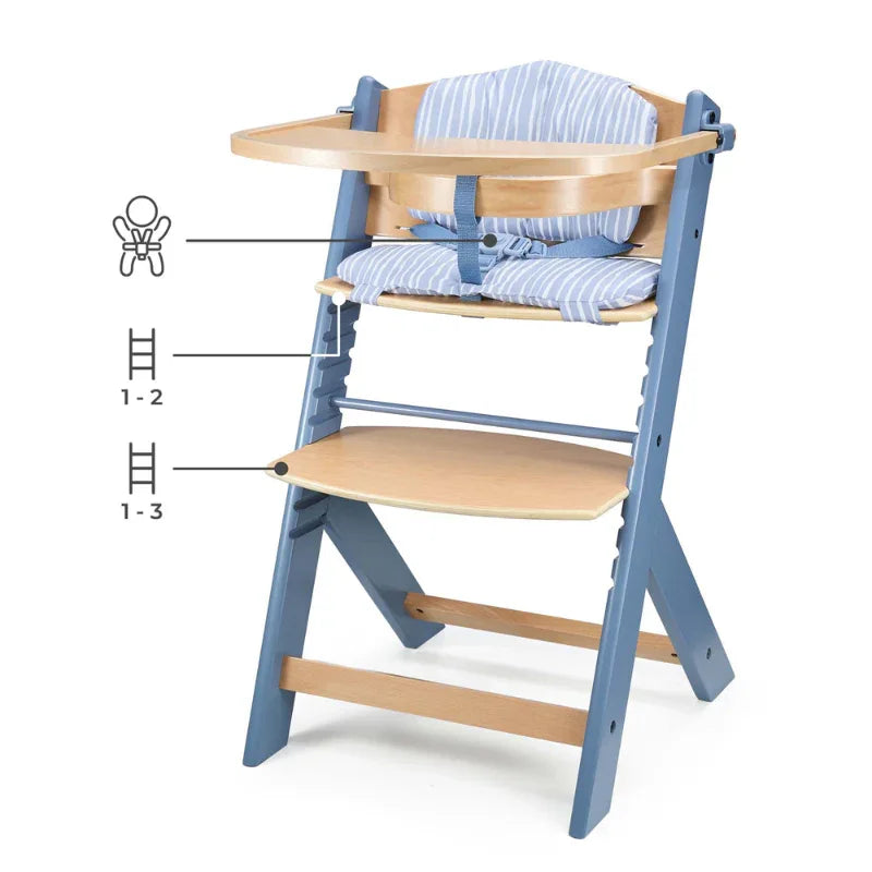 KinderKraft столче за хранене + възглавница ENOCK Nordic Breeze by KinderKraft