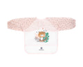 Непромокаем лигавник с ръкави и джоб Savanna Pink by Kikkaboo