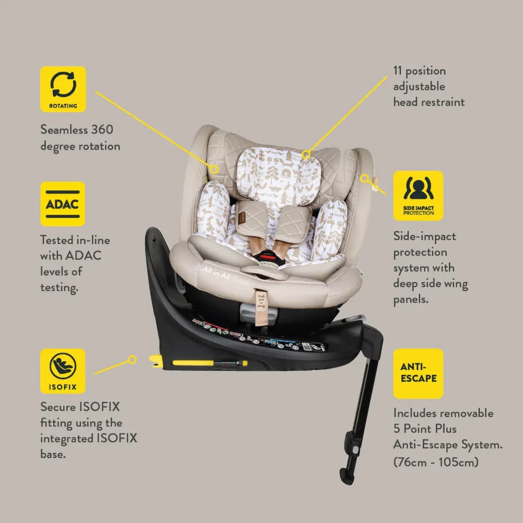 Cosatto CT6008 All in All EXTRA столче за кола MEADOW by Cosatto