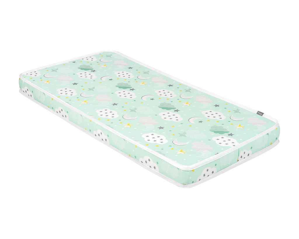 Матрак Fantasia 60x120x7см Clouds Mint by Kikkaboo