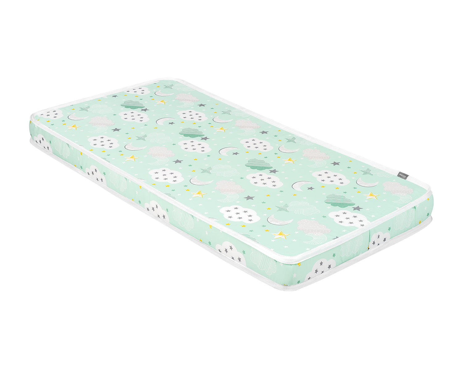 Матрак Fantasia 60x120x7см Clouds Mint by Kikkaboo