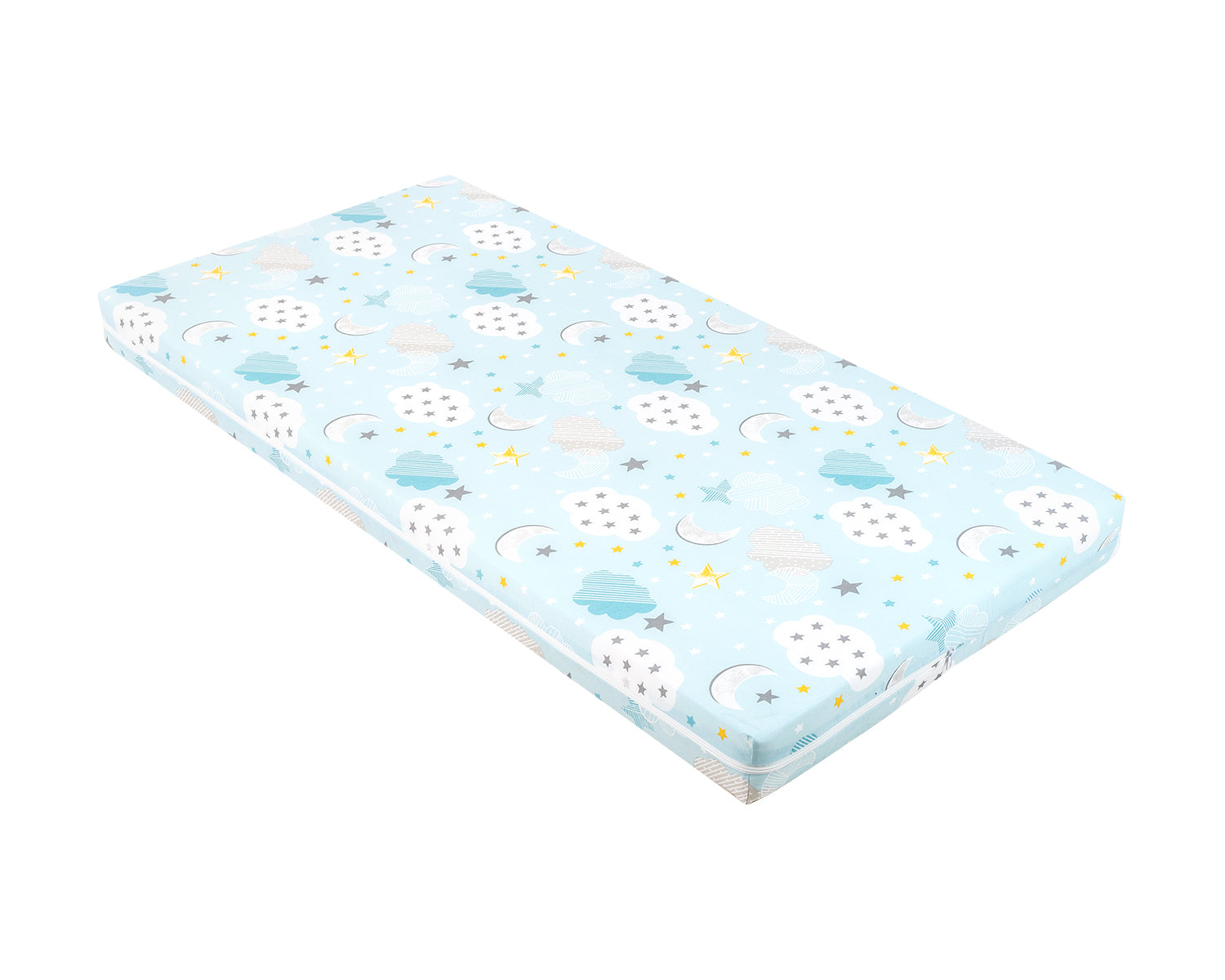 Матрак Fantasia Plus 60x120x6см Clouds Blue by Kikkaboo