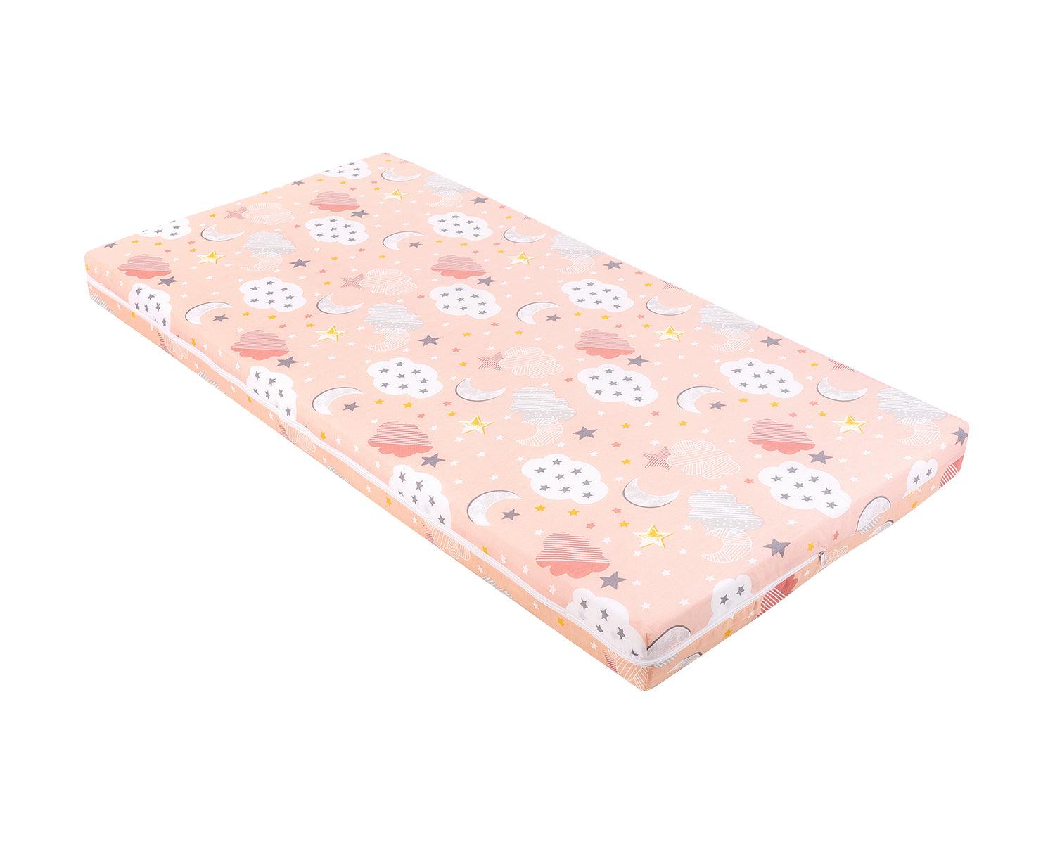 Матрак Fantasia Plus 60x120x8см Clouds Peach by Kikkaboo