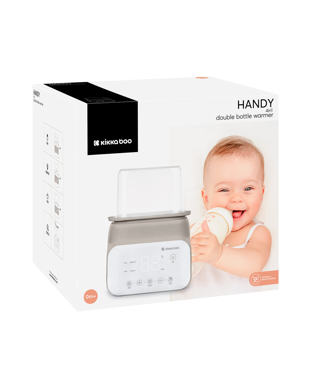 Двоен нагревател 4в1 Handy Beige by Kikkaboo