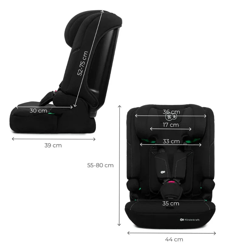 Kinderkraft I-COMFY i-Size столче за кола BLACK by KinderKraft