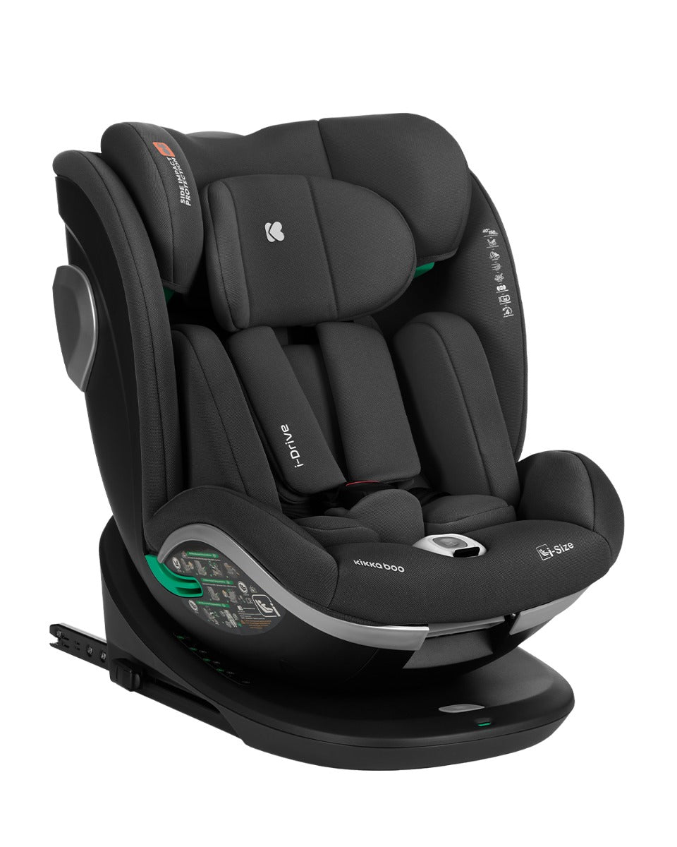 Стол за кола 40-150 см i-Drive i-SIZE Black by Kikkaboo
