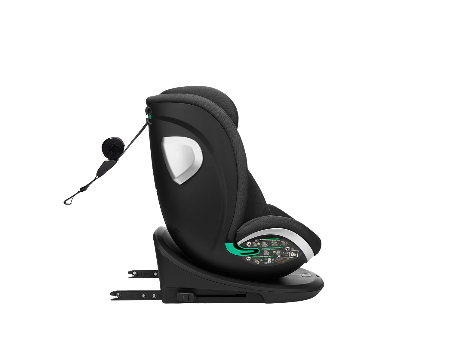 Стол за кола 40-150 см i-Drive i-SIZE Black by Kikkaboo