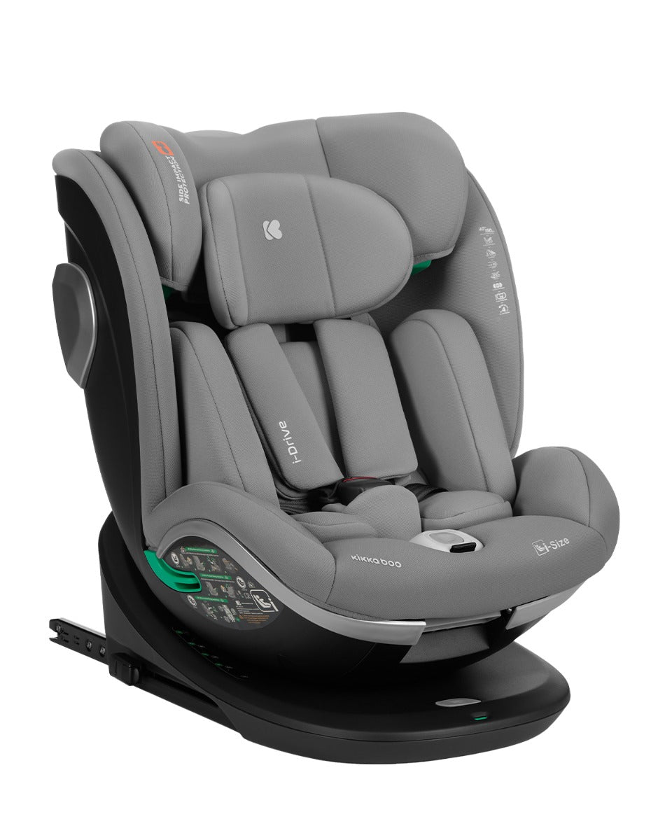 Стол за кола 40-150 см i-Drive i-SIZE Light Grey by Kikkaboo