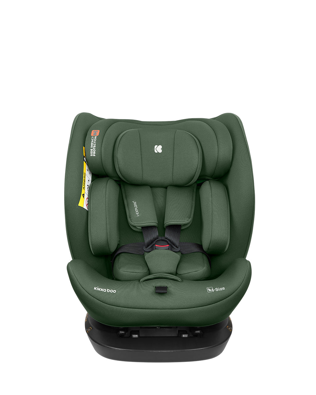 Стол за кола 40-150 см i-Explore 2 i-SIZE Army Green by Kikkaboo