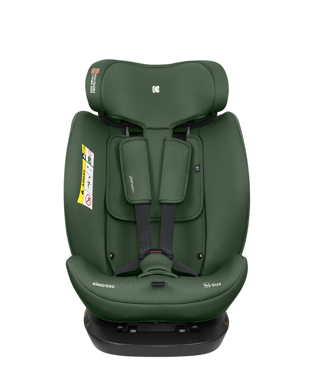 Стол за кола 40-150 см i-Explore 2 i-SIZE Army Green by Kikkaboo