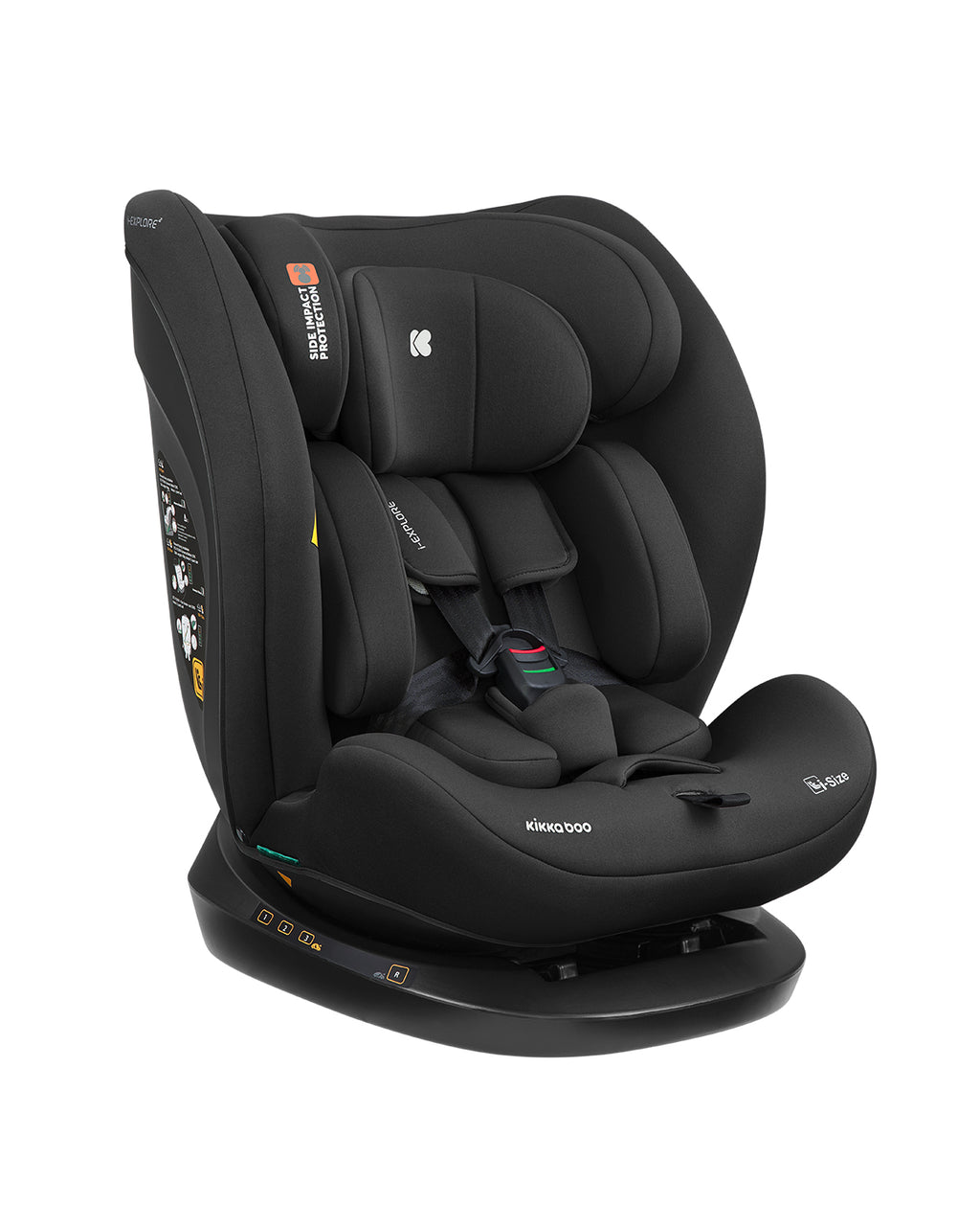 Стол за кола 40-150 см i-Explore 2 i-SIZE Black by Kikkaboo