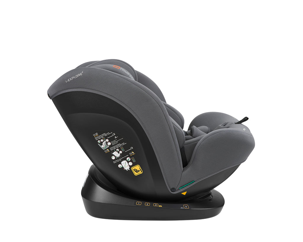 Стол за кола 40-150 см i-Explore 2 i-SIZE Grey by Kikkaboo