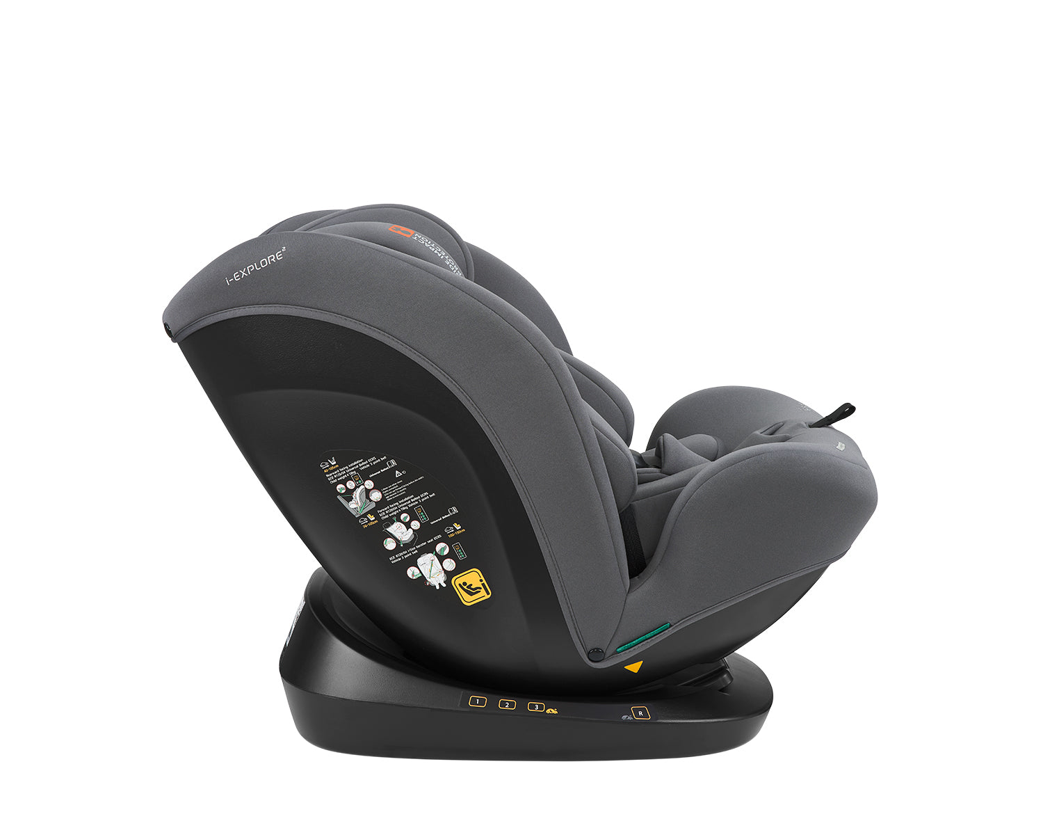 Стол за кола 40-150 см i-Explore 2 i-SIZE Grey by Kikkaboo