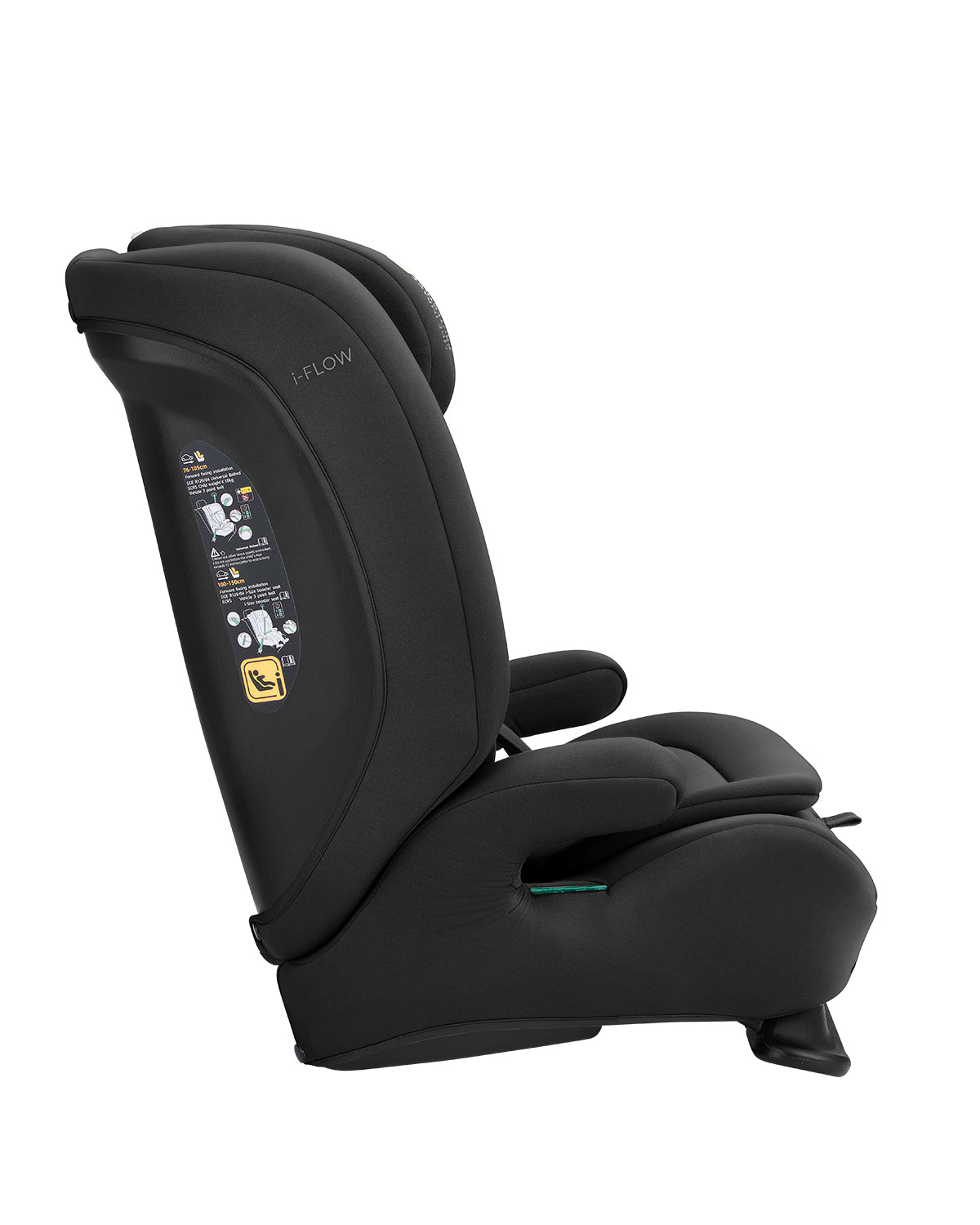 Стол за кола 76-150 см i-Flow i-SIZE Black by Kikkaboo