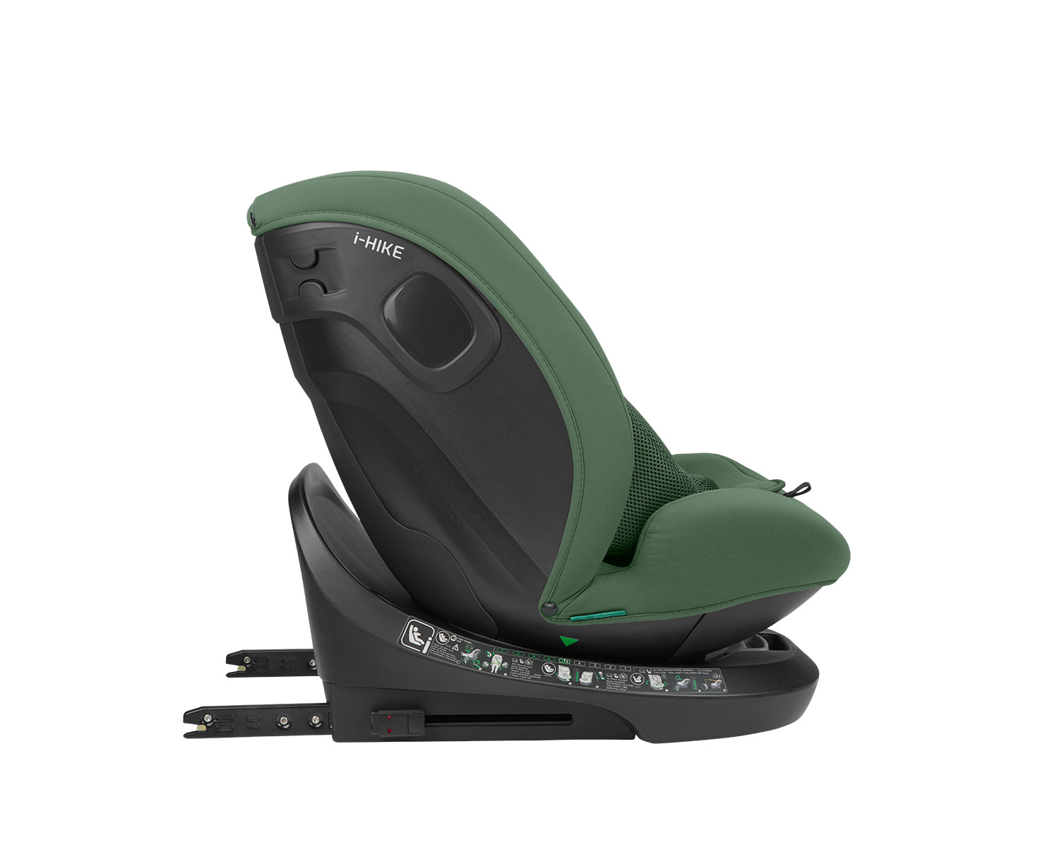 Стол за кола 40-150 см i-Hike i-SIZE Army Green 2025 by Kikkaboo