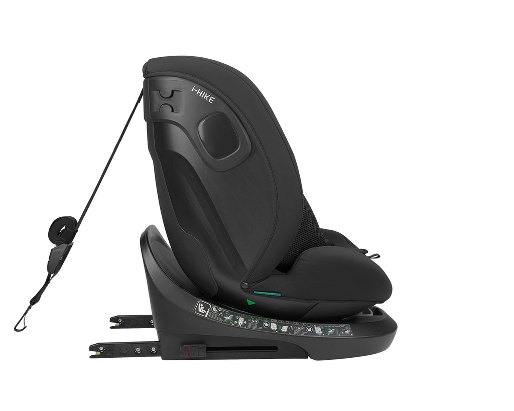 Стол за кола 40-150 см i-Hike i-SIZE Black 2025 by Kikkaboo