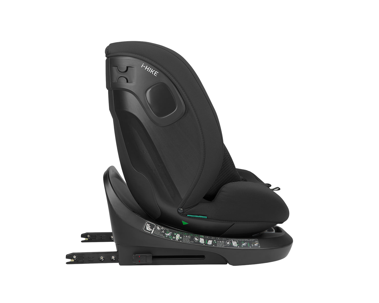 Стол за кола 40-150 см i-Hike i-SIZE Black 2025 by Kikkaboo