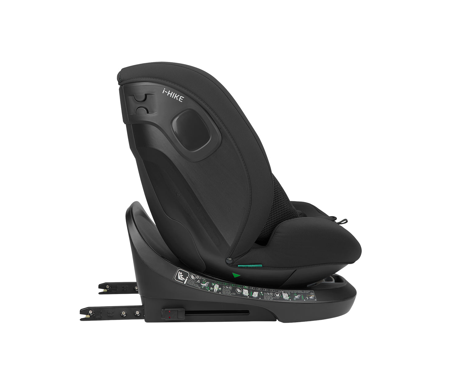 Стол за кола 40-150 см i-Hike i-SIZE Black 2025 by Kikkaboo